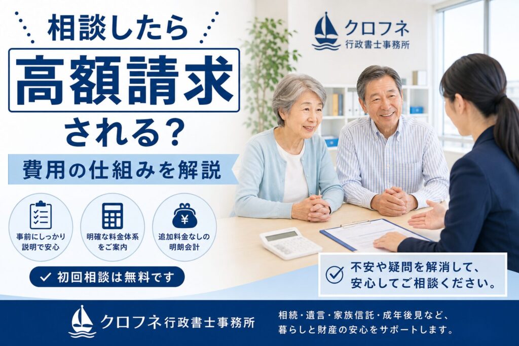 「相談したら高額請求される?」費用の仕組みを解説