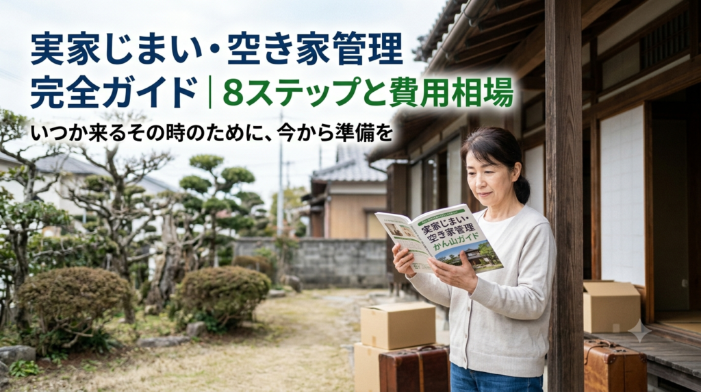 実家じまい・空き家管理 完全ガイド|8ステップと費用相場