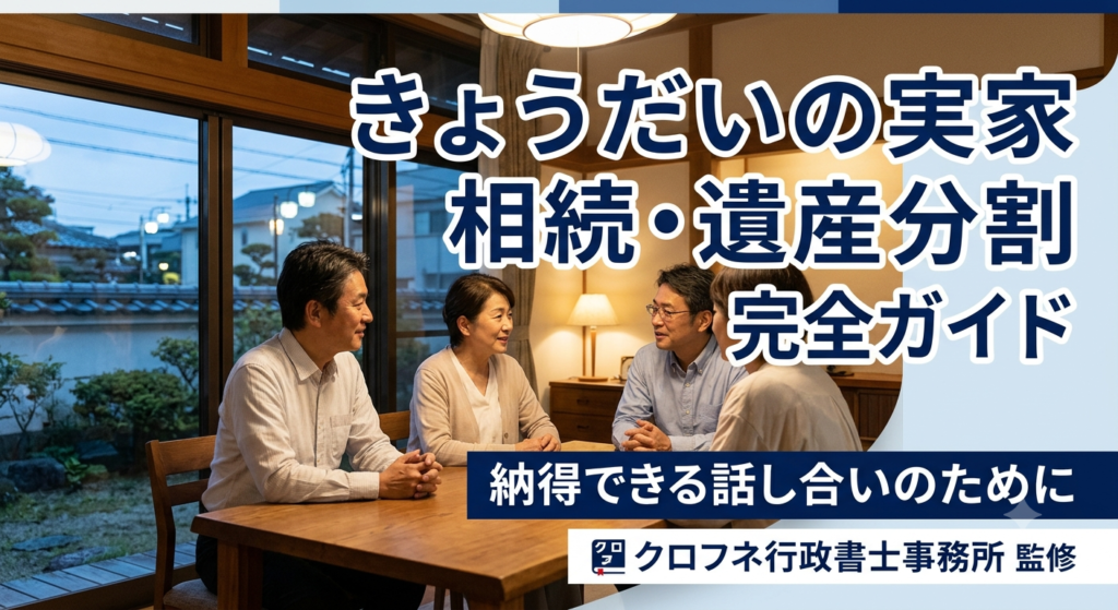 きょうだいの実家相続・遺産分割 完全ガイド